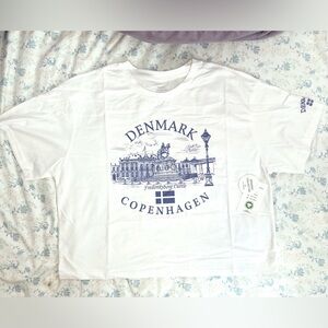 White Copenhagen Graphic Tee